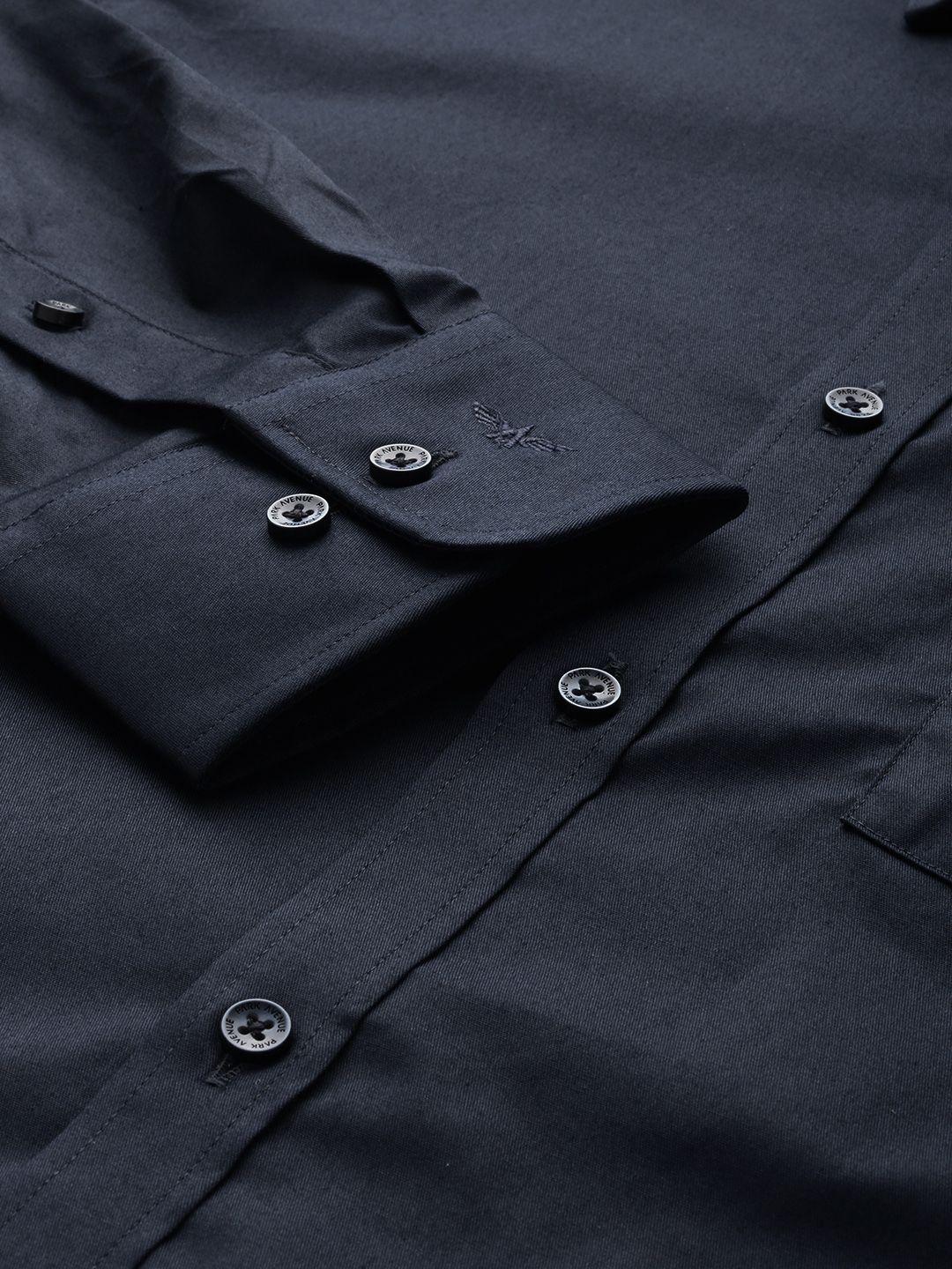 Park Avenue Slim Fit Opaque Cutaway Collar Formal Shirt