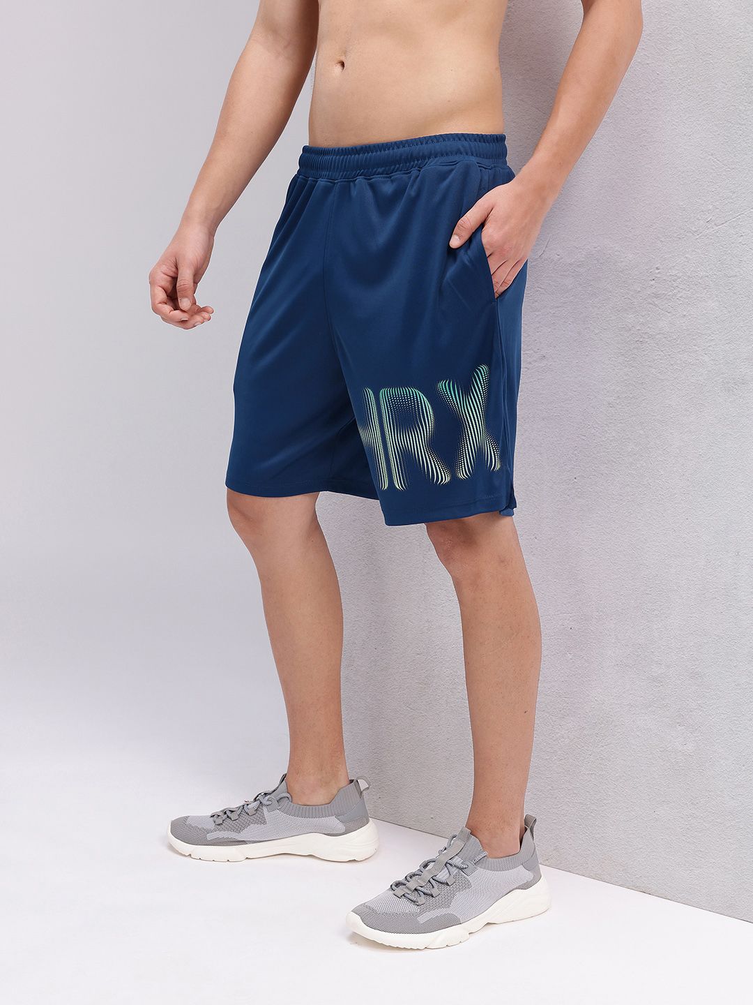 HRX by Hrithik Roshan Men Printed Rapid-Dry Training  Shorts