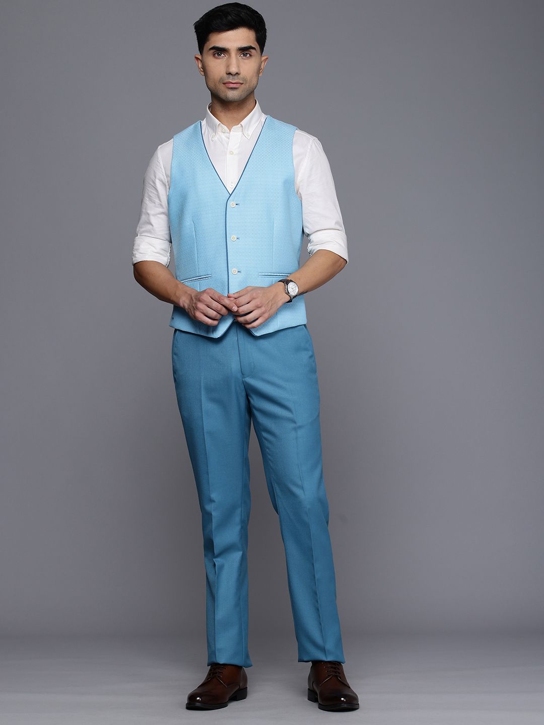Raymond Contemporary Fit 3 Piece Party Suit