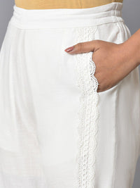 W Floral Printed Straight Kurta with Trousers