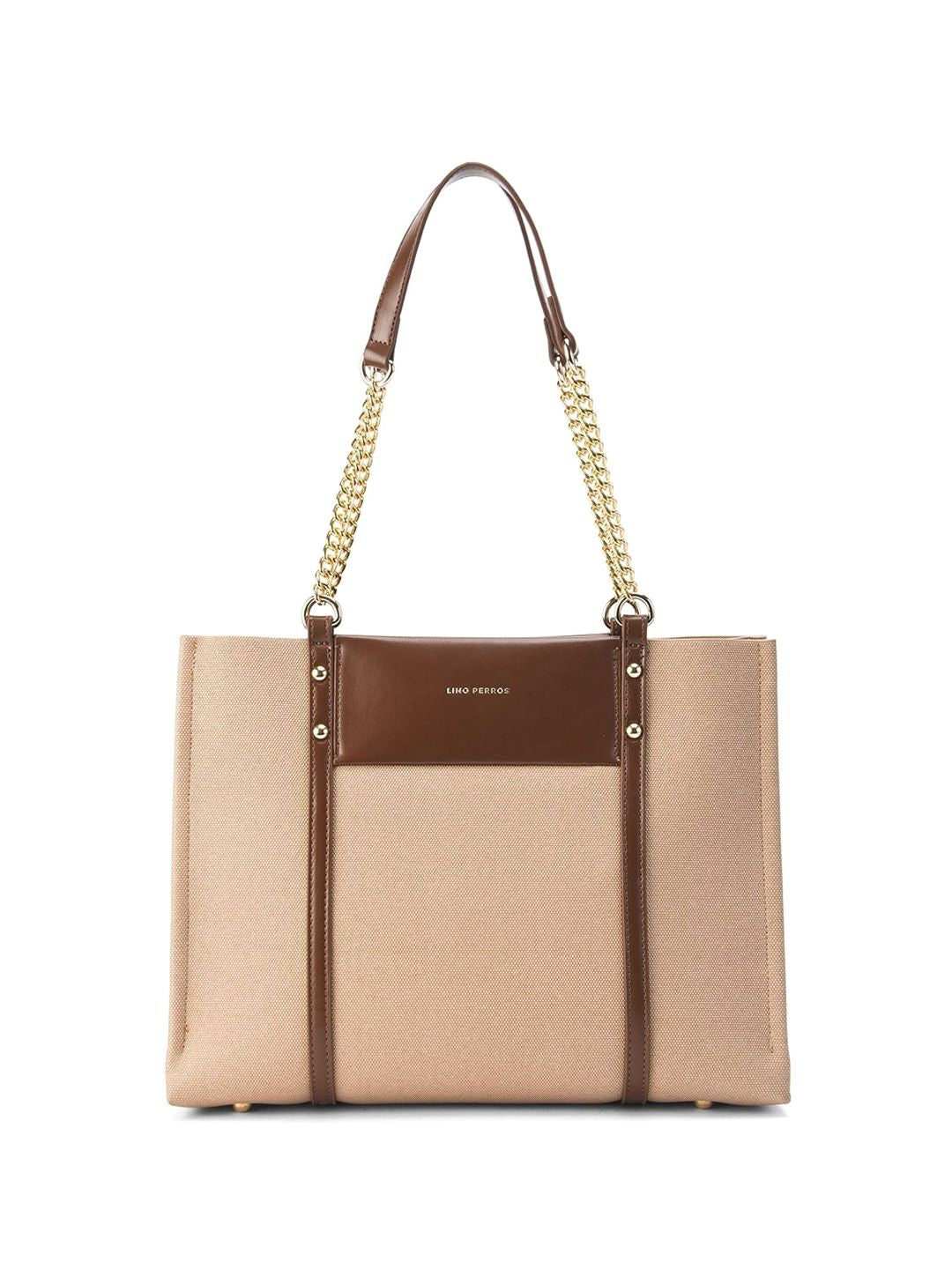Lino Perros Colourblocked Oversized Bucket Tote Bag with Applique