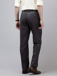 Park Avenue Men Checked Formal Trousers