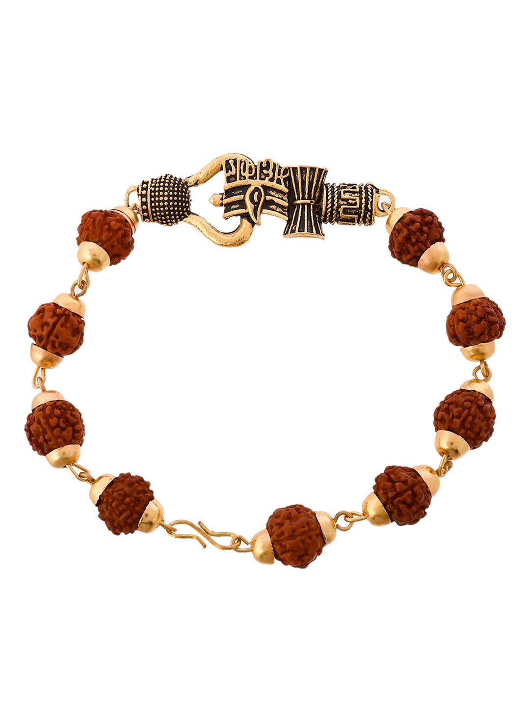 Voylla Men Lord Shiva Motifs Rudraksha Rakhi