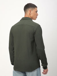 VASTRADO Men Classic Slim Fit Opaque Casual Shirt