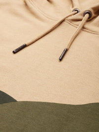 Being Human Men Printed Pure Cotton Hooded Sweatshirt