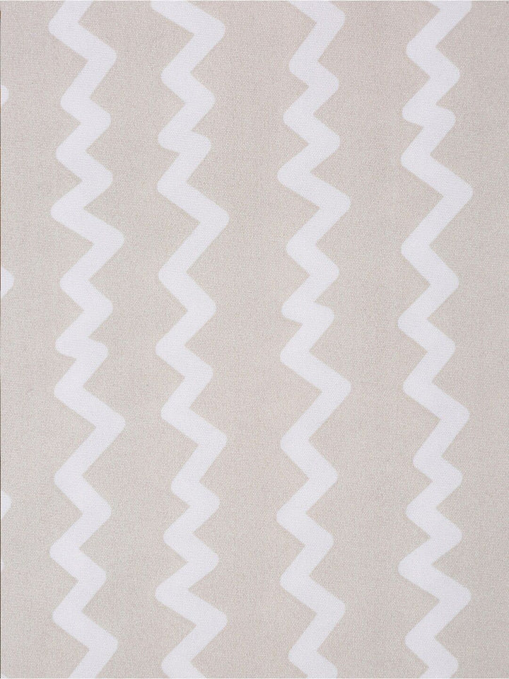 KLOTTHE Beige Abstract-Printed 300TC Double King Bedsheet with 2 Pillow Covers