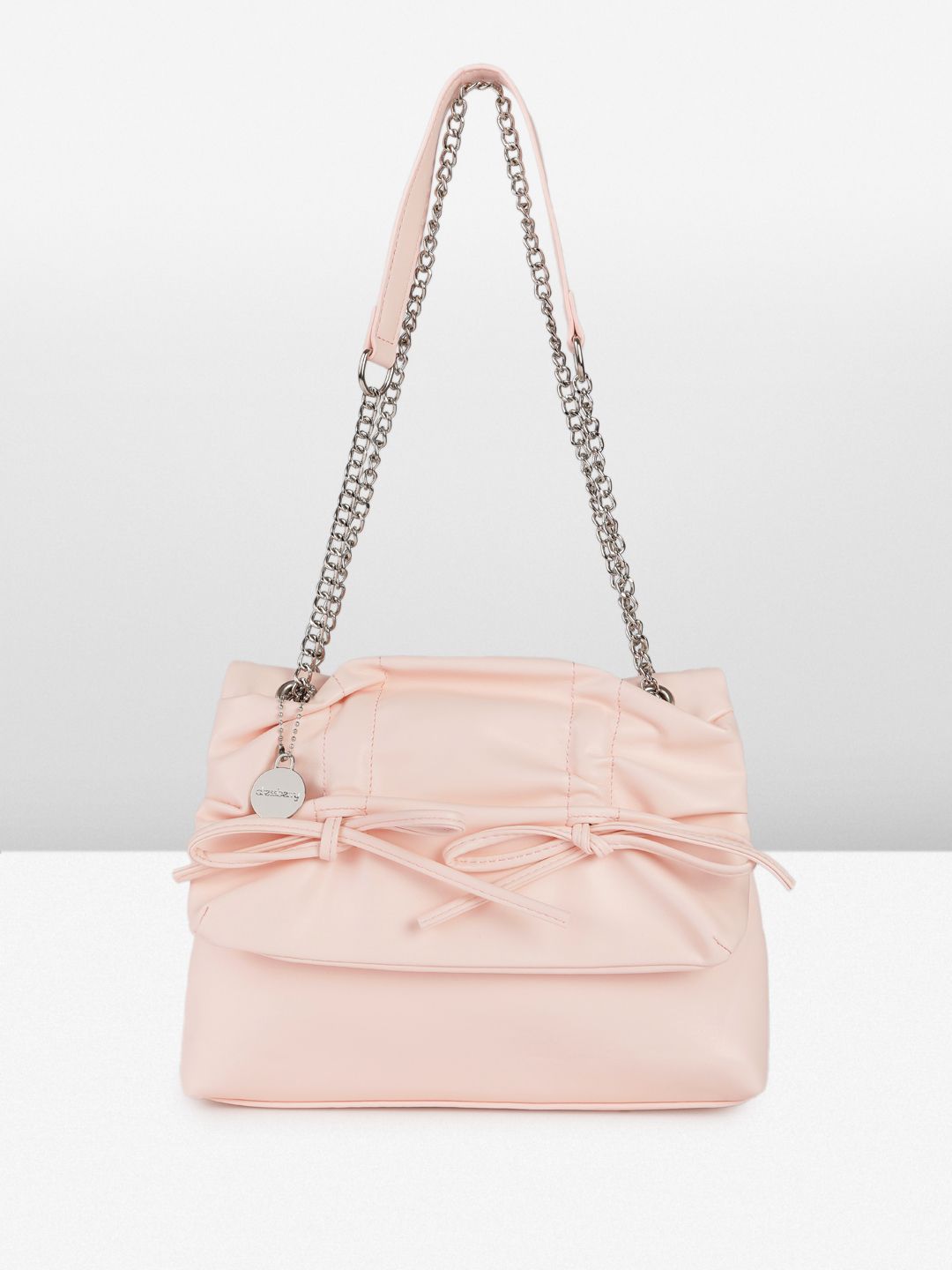 DressBerry Structured Bow Detail Shoulder Bag