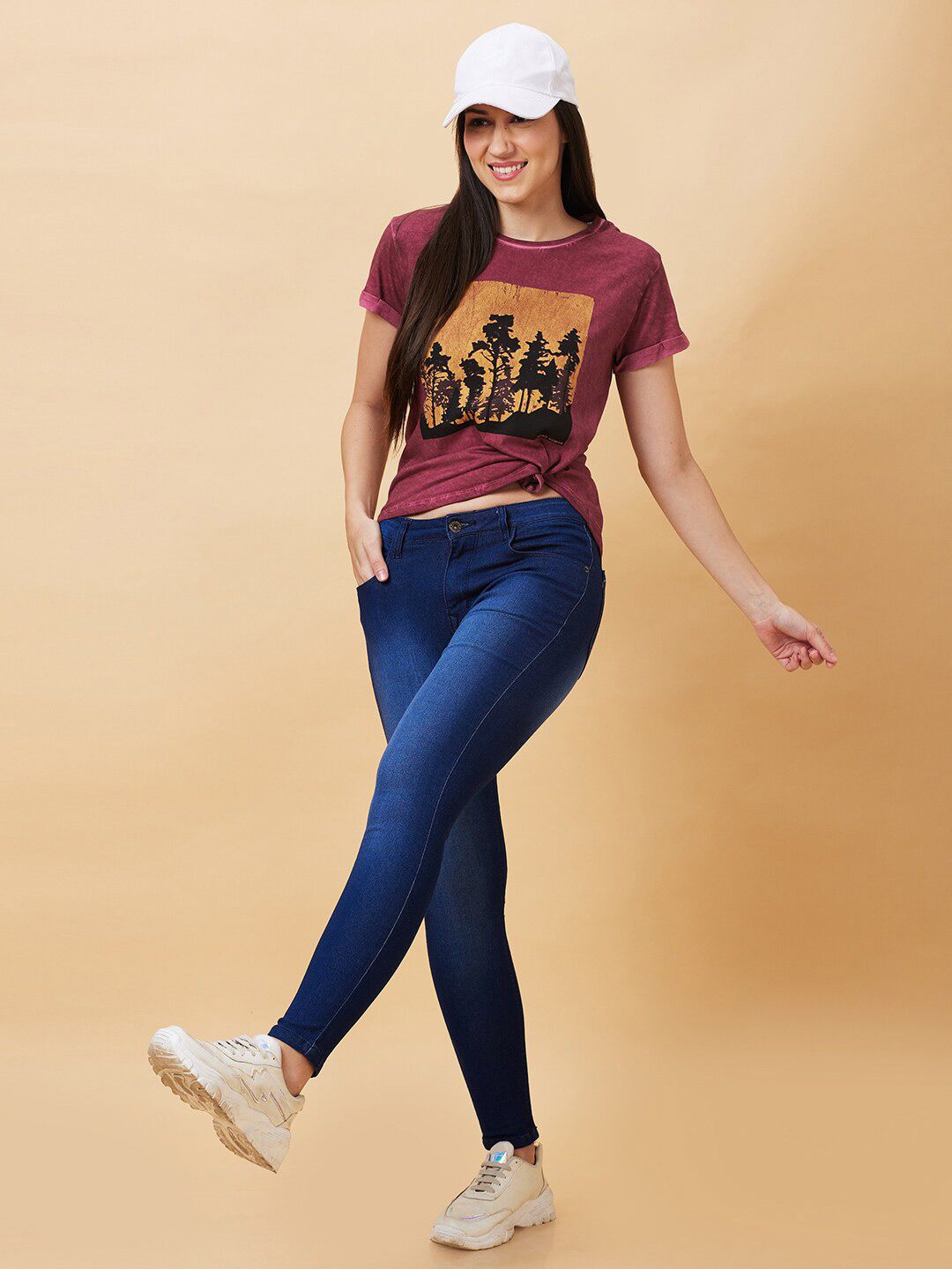 Being Human Graphic Printed Round Neck Short Sleeves T-shirt