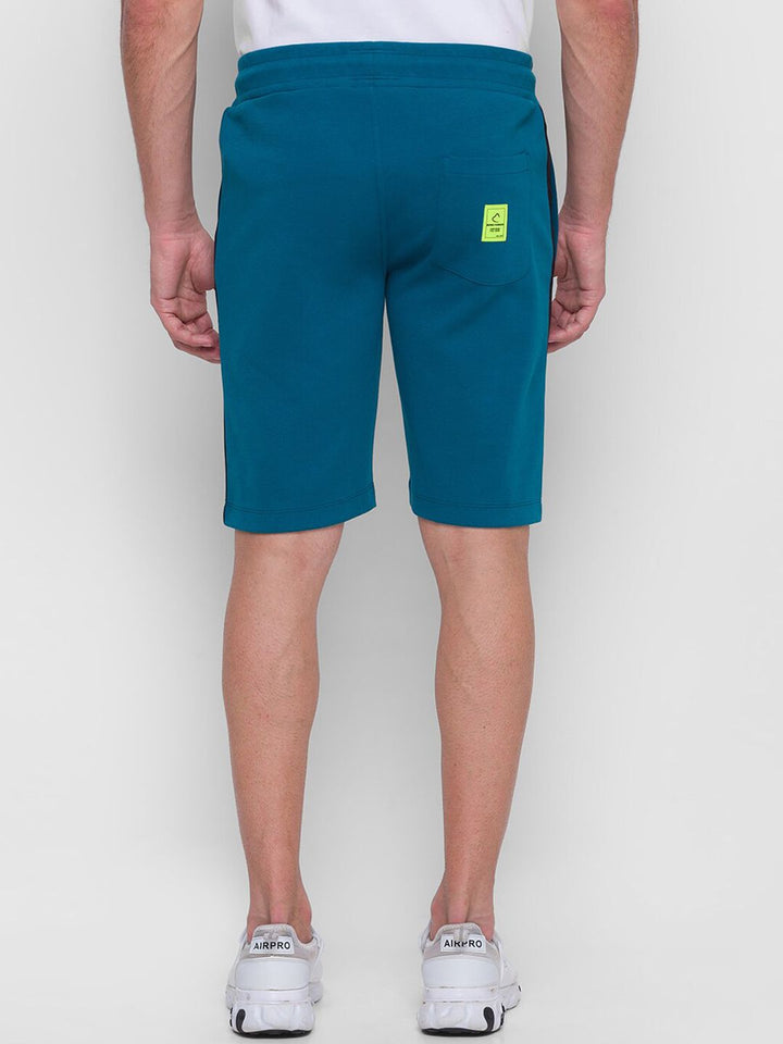 Being Human Men Blue Low-Rise Sports Shorts
