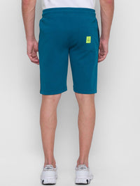 Being Human Men Blue Low-Rise Sports Shorts