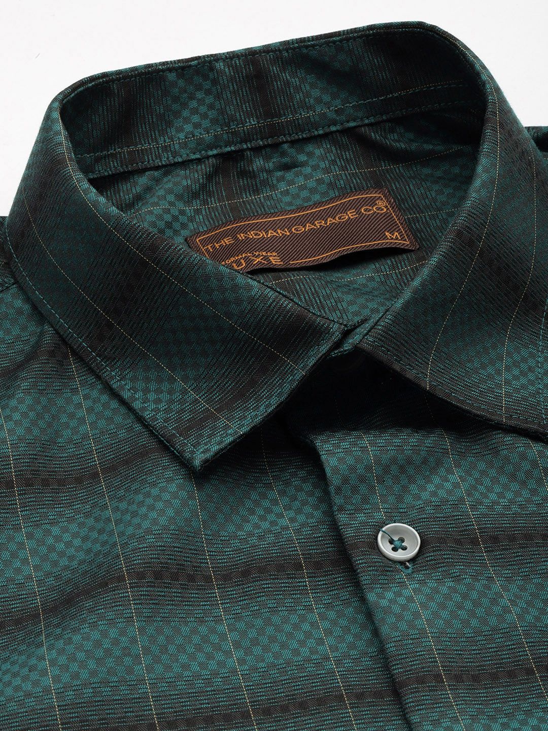 The Indian Garage Co. X Luxe Slim Fit Checked Formal Shirt