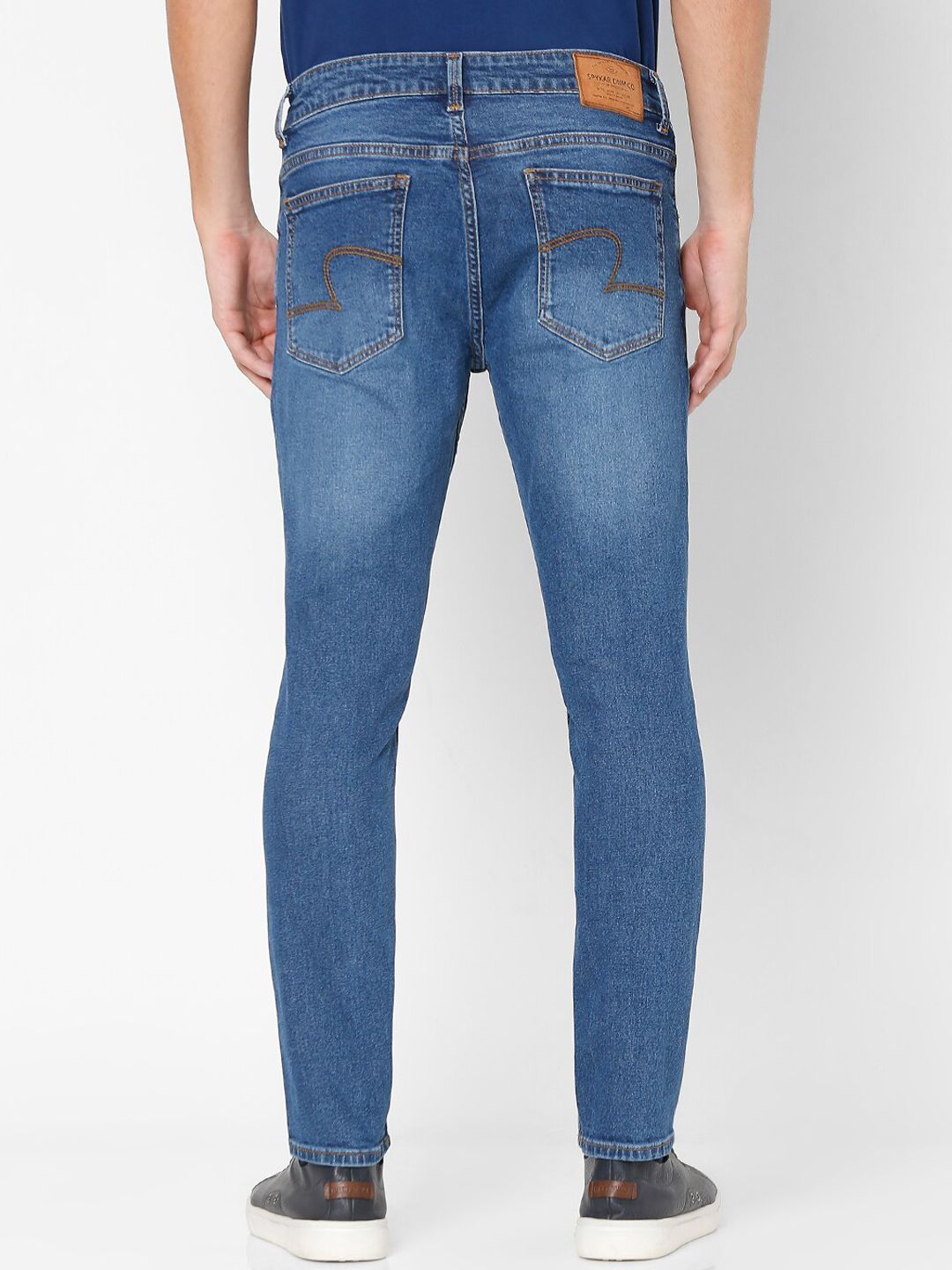 SPYKAR Men Blue Kano Slim Fit Heavy Fade Jeans