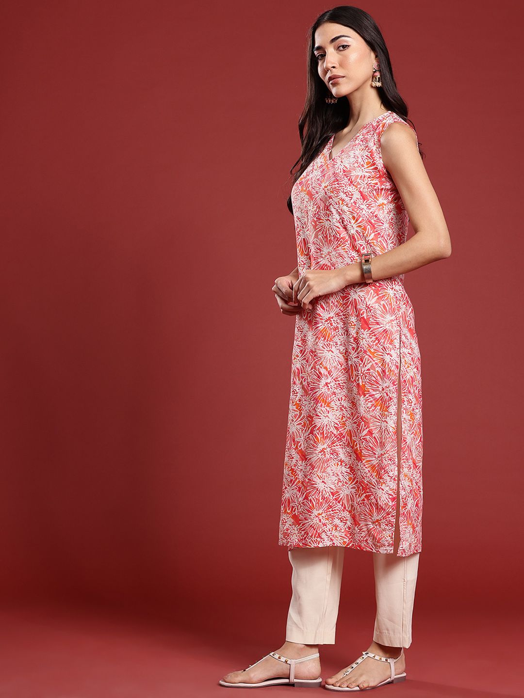 Anouk Women Floral Printed Kurta