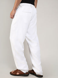 Campus Sutra Men Mid-Rise Relaxed Loose Fit Easy Wash Trouser