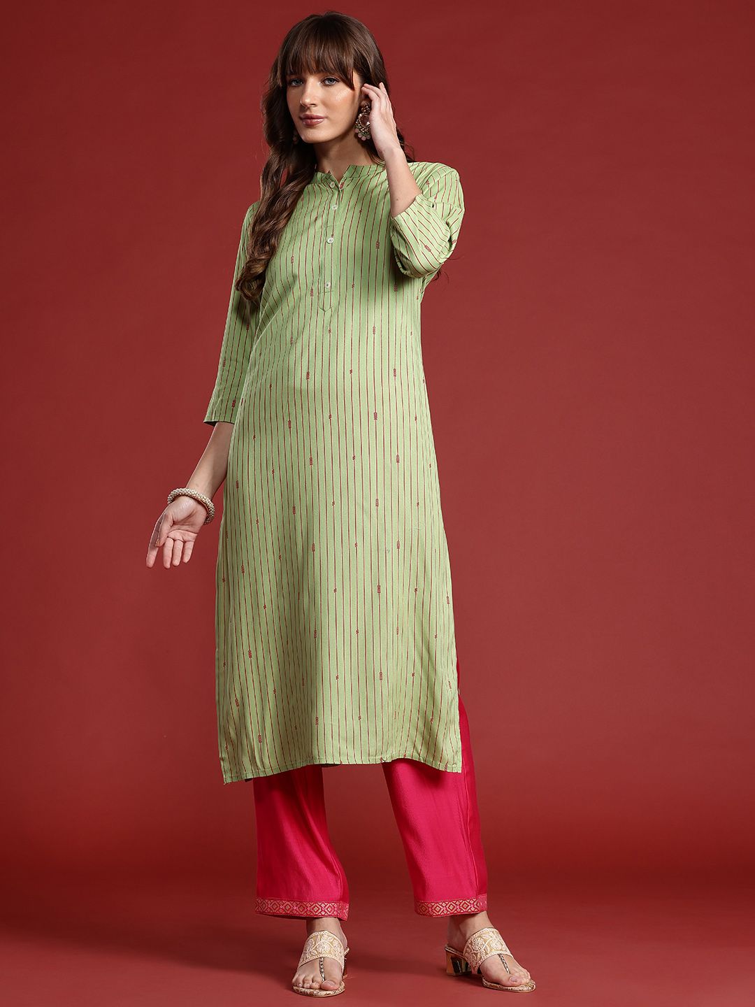 Anouk Striped Kurta