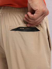 HRX by Hrithik Roshan Men Front Seam Mid-Rise Regular Fit Lifestyle Joggers