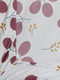 KLOTTHE Kapas Bunga 300 TC Dilengkapi Cadar Double Halus dengan 2 Sarung Bantal-250 x 225 cm
