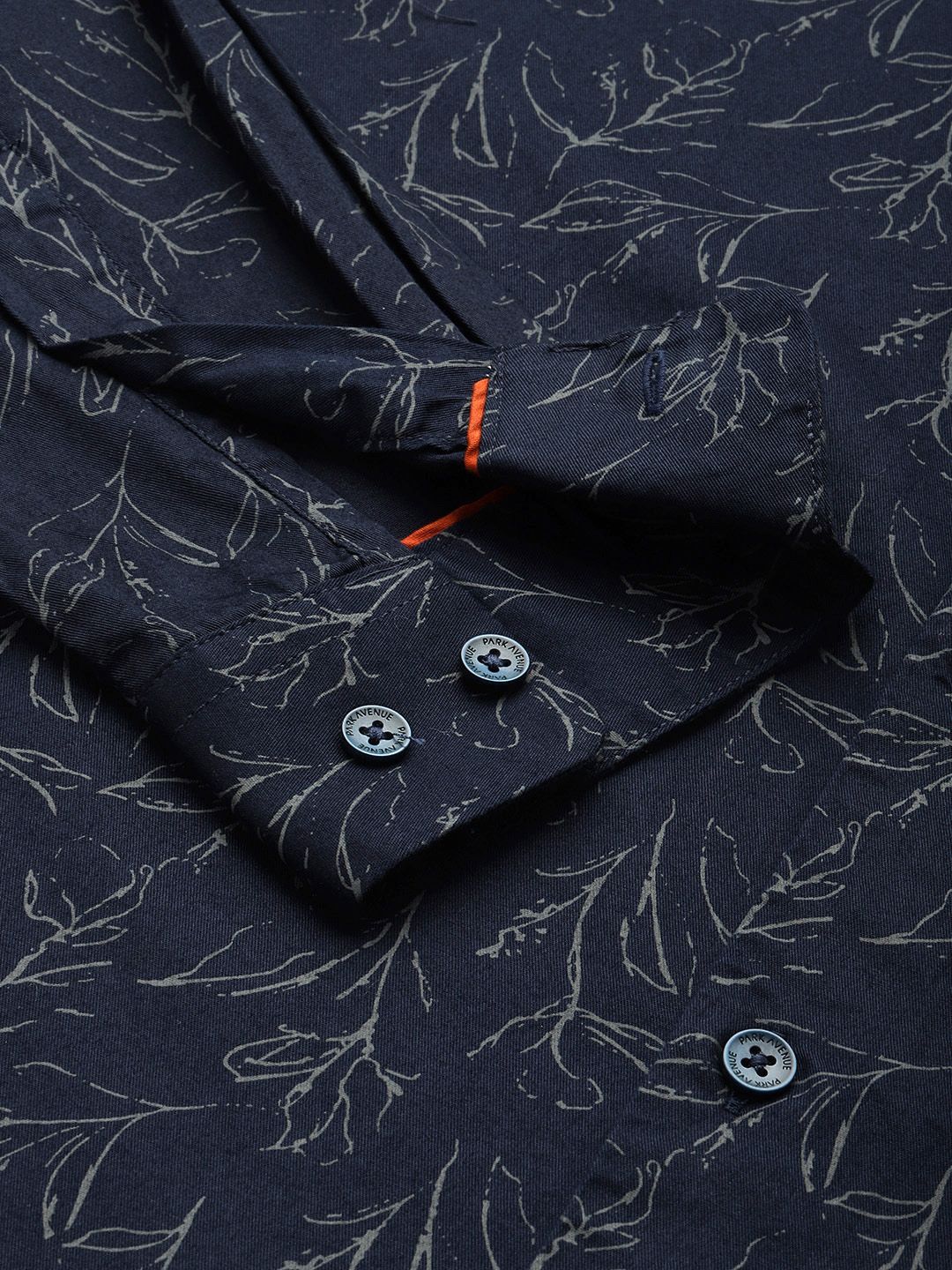 Park Avenue Slim Fit Floral Printed Pure Cotton Casual Shirt