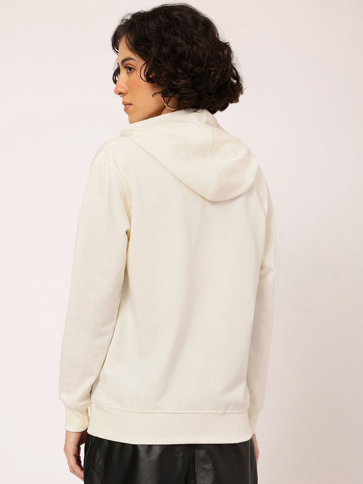 DressBerry Printed Hooded Sweatshirt