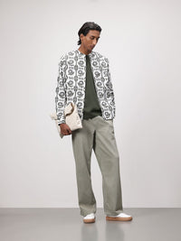 ether Artisan Hand Block Ethnic Print Pure Cotton Shirt