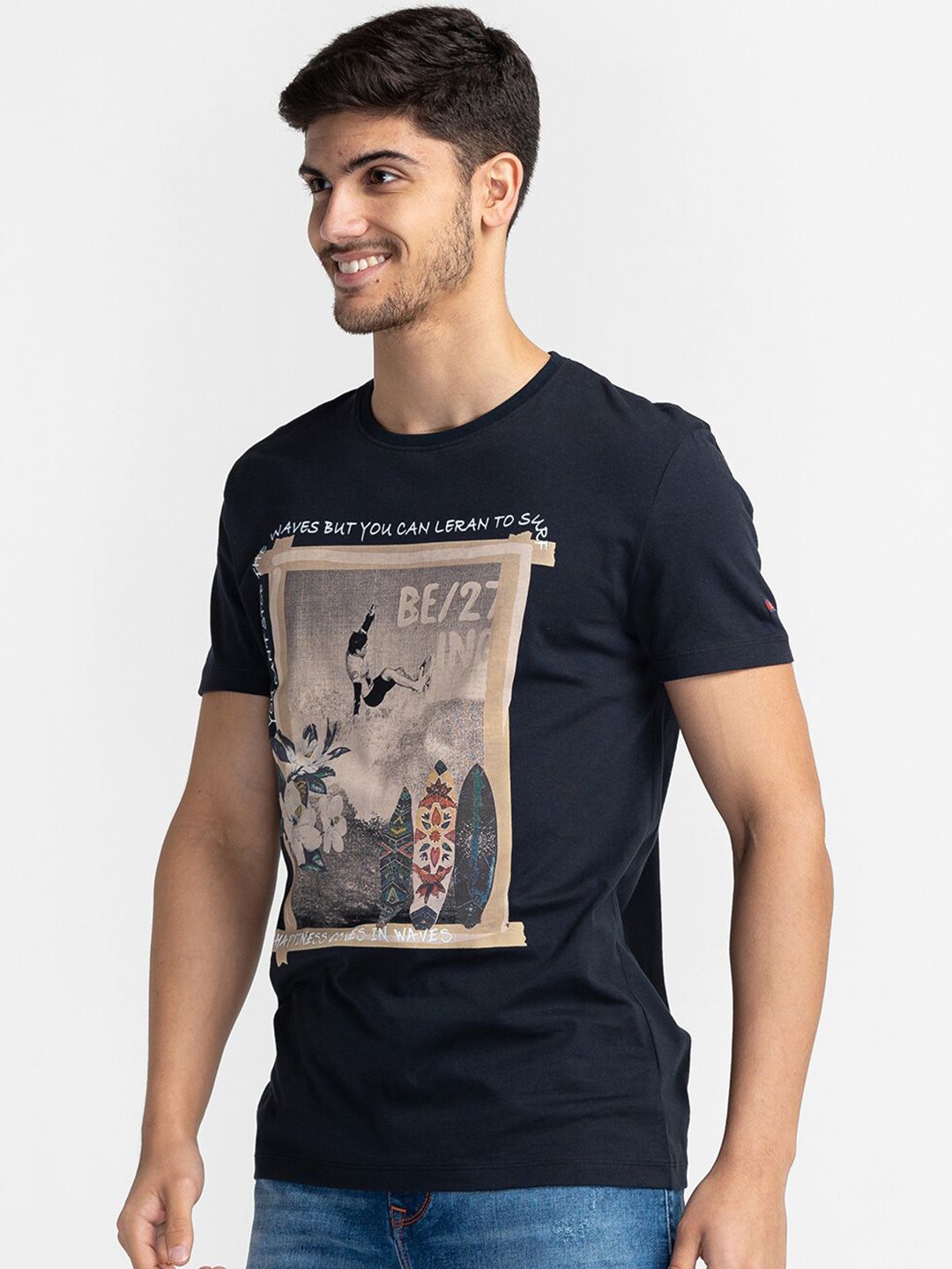 Being Human Graphic Printed Regular Fit T-shirt