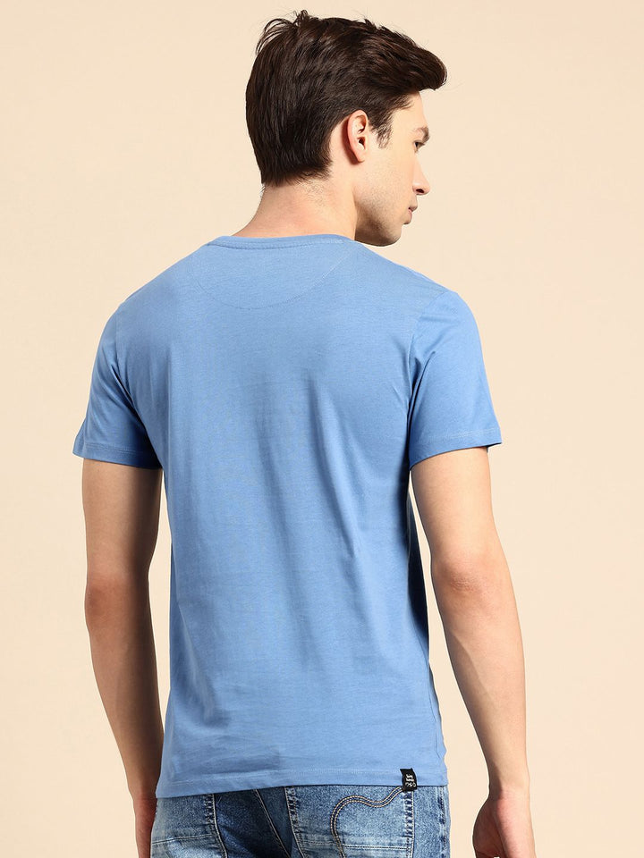 Being Human Typography Printed Pure Cotton Slim Fit T-shirt