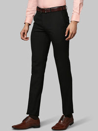 Raymond Men Black Slim Fit Trousers