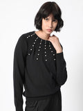RAREISM JUNICH Embellished Round Neck Pullover
