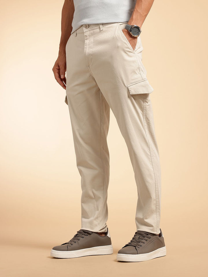 French Connection Men Regular Fit Cargos Trousers