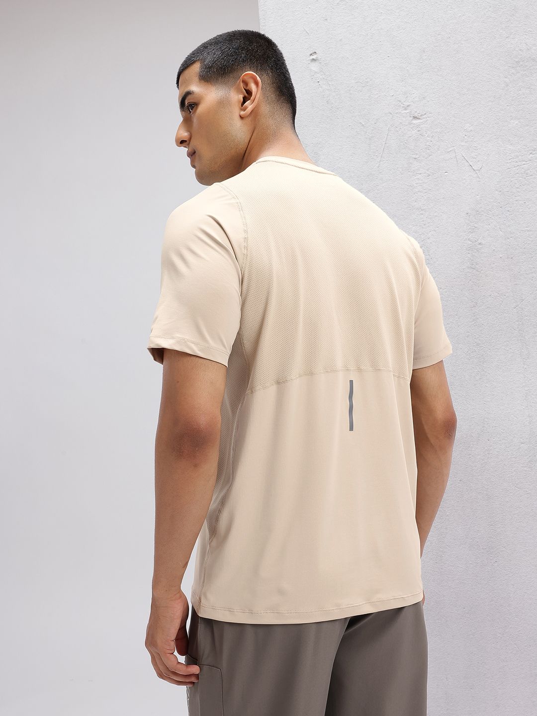 HRX by Hrithik Roshan Mesh Panel Back Rapid-Dry Training T-shirt