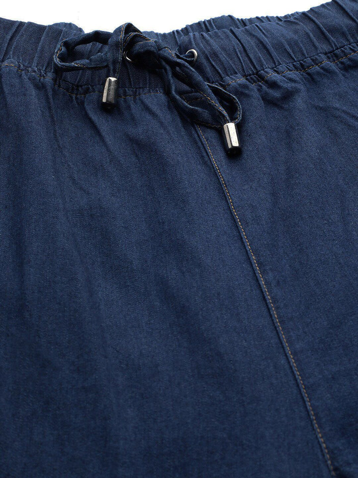 STREET 9 BASICS Women Blue Regular Fit Solid Joggers