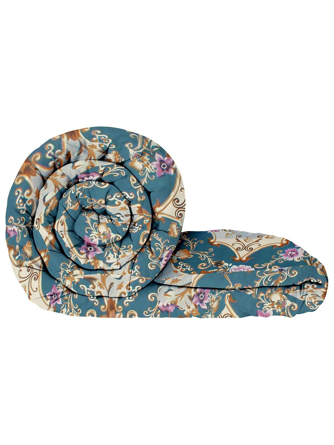 Story@home Floral Printed Ac Room 180 GSM Reversible Double Bed Comforter