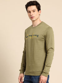 Being Human Pure Cotton Typography Printed Sweatshirt