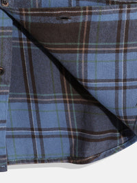 Monte Carlo Boys Tartan Checked Casual Smart Fit Shirt