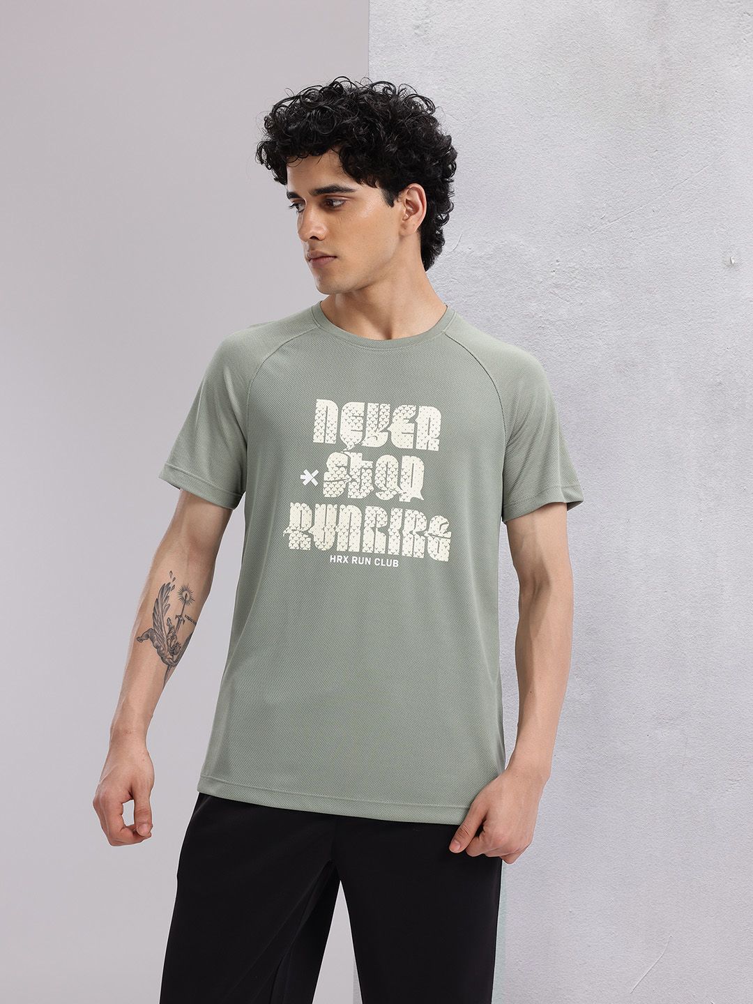 HRX by Hrithik Roshan Printed Running T-shirt