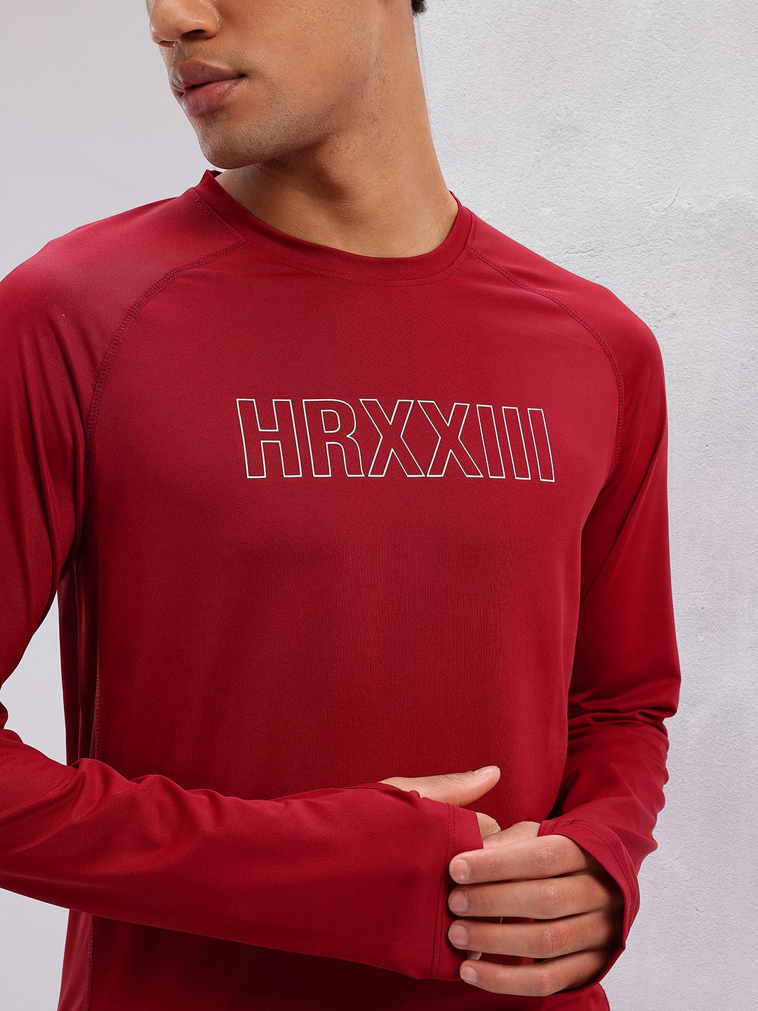 HRX by Hrithik Roshan Men Typography Rapid-Dry Training T-shirt