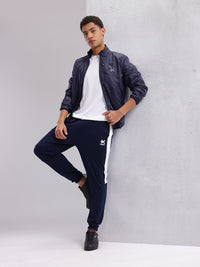 HRX by Hrithik Roshan Men Solid Joggers With Contrast Panel