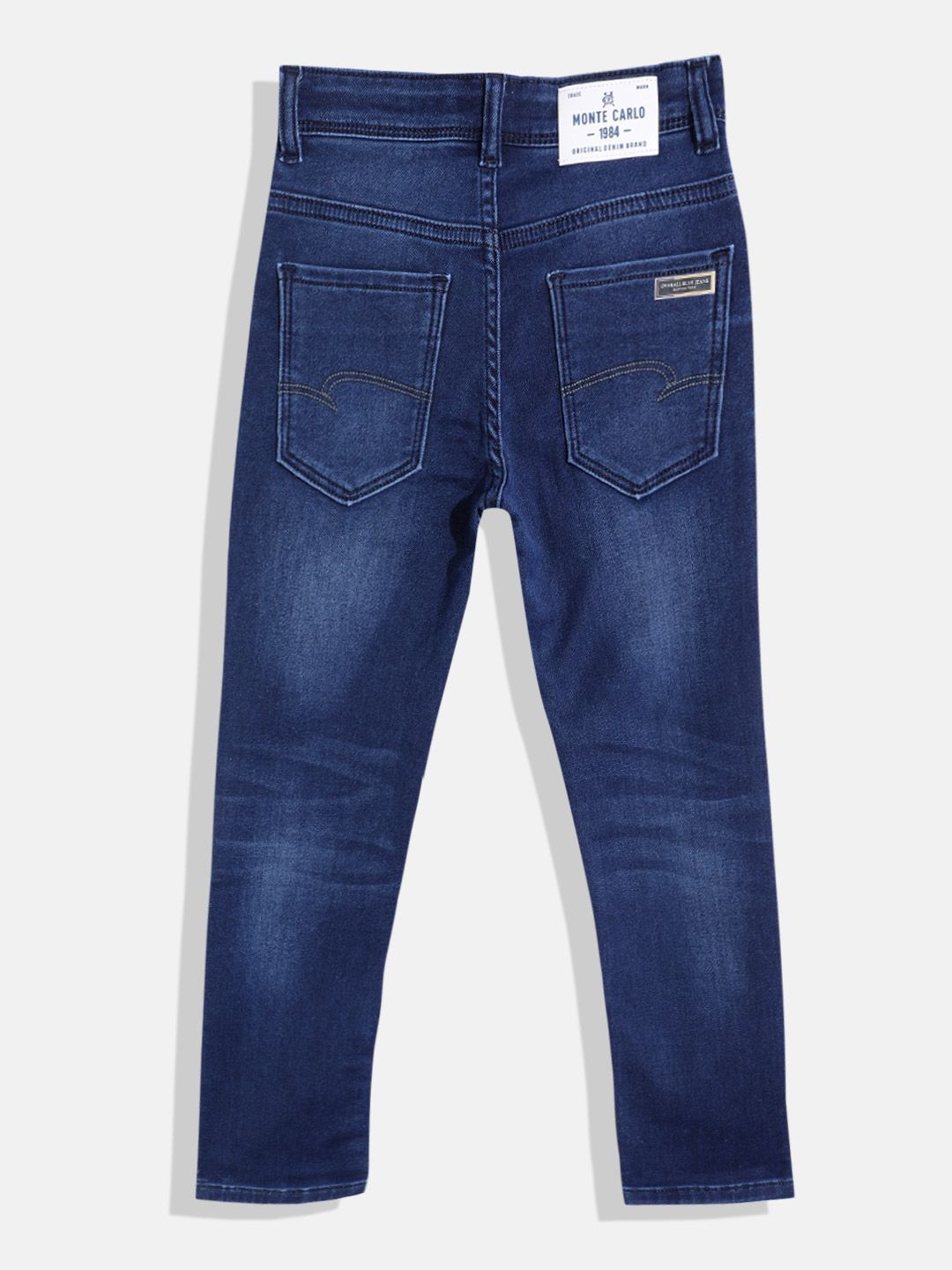 Monte Carlo Boys Slim Fit Printed Jeans