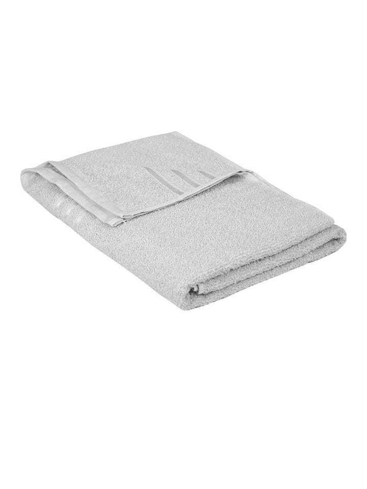MYTRIDENT Grey 400GSM Pure-Cotton Bath Towel