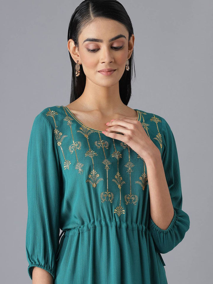 AURELIA Festive Floral Print Dress