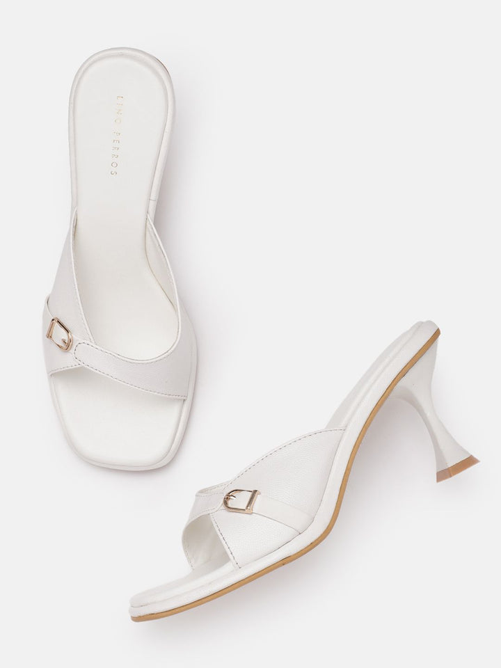 Lino Perros Buckle Detail Slim Heel