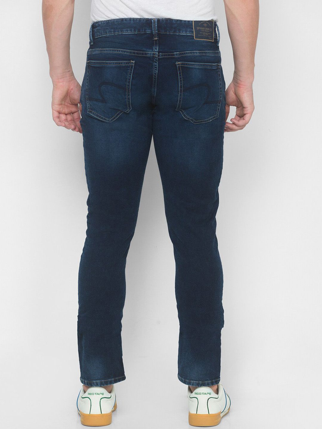 SPYKAR Men Blue Skinny Fit Low-Rise Jeans