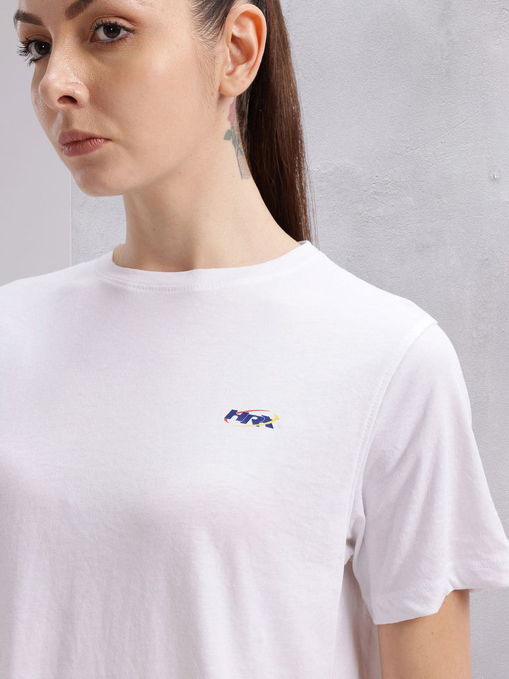 HRX by Hrithik Roshan Women Brand Logo Printed T-shirt