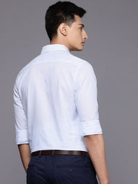 Raymond Slim Fit Striped Pure Cotton Formal Shirt