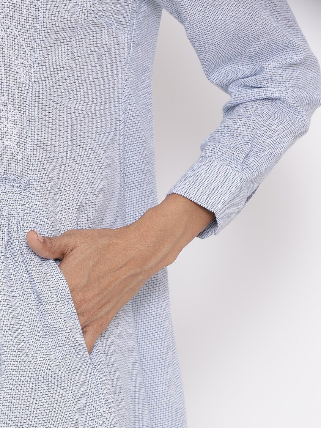 W Women Embroidered Cotton Dress