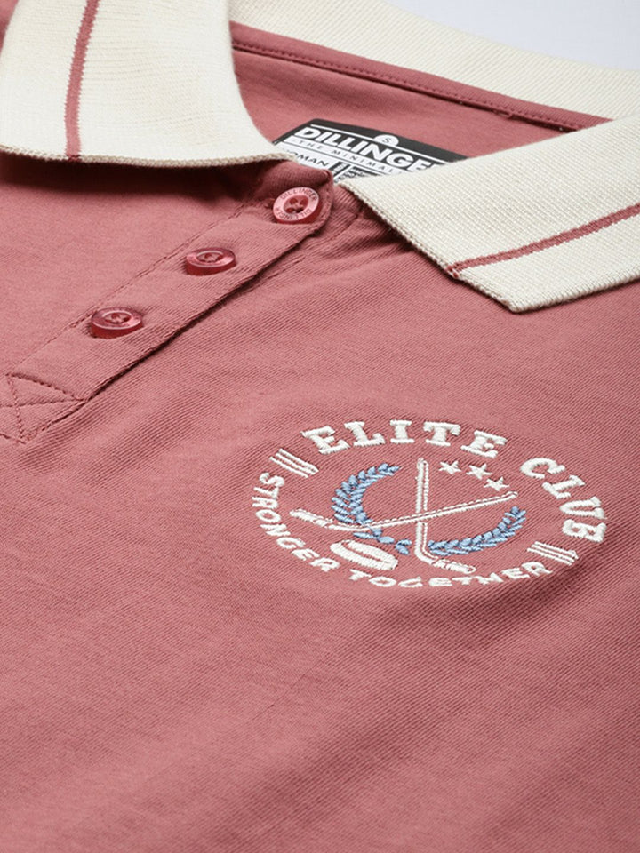 DILLINGER Women's Regular Fit Badge Embroidery Polo Tshirt