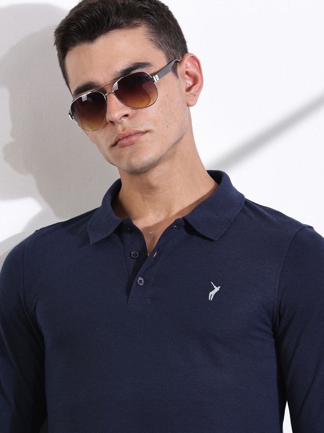 Thomas Scott Men Solid Polo Collar T-shirt