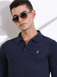 Thomas Scott Men Solid Polo Collar T-shirt