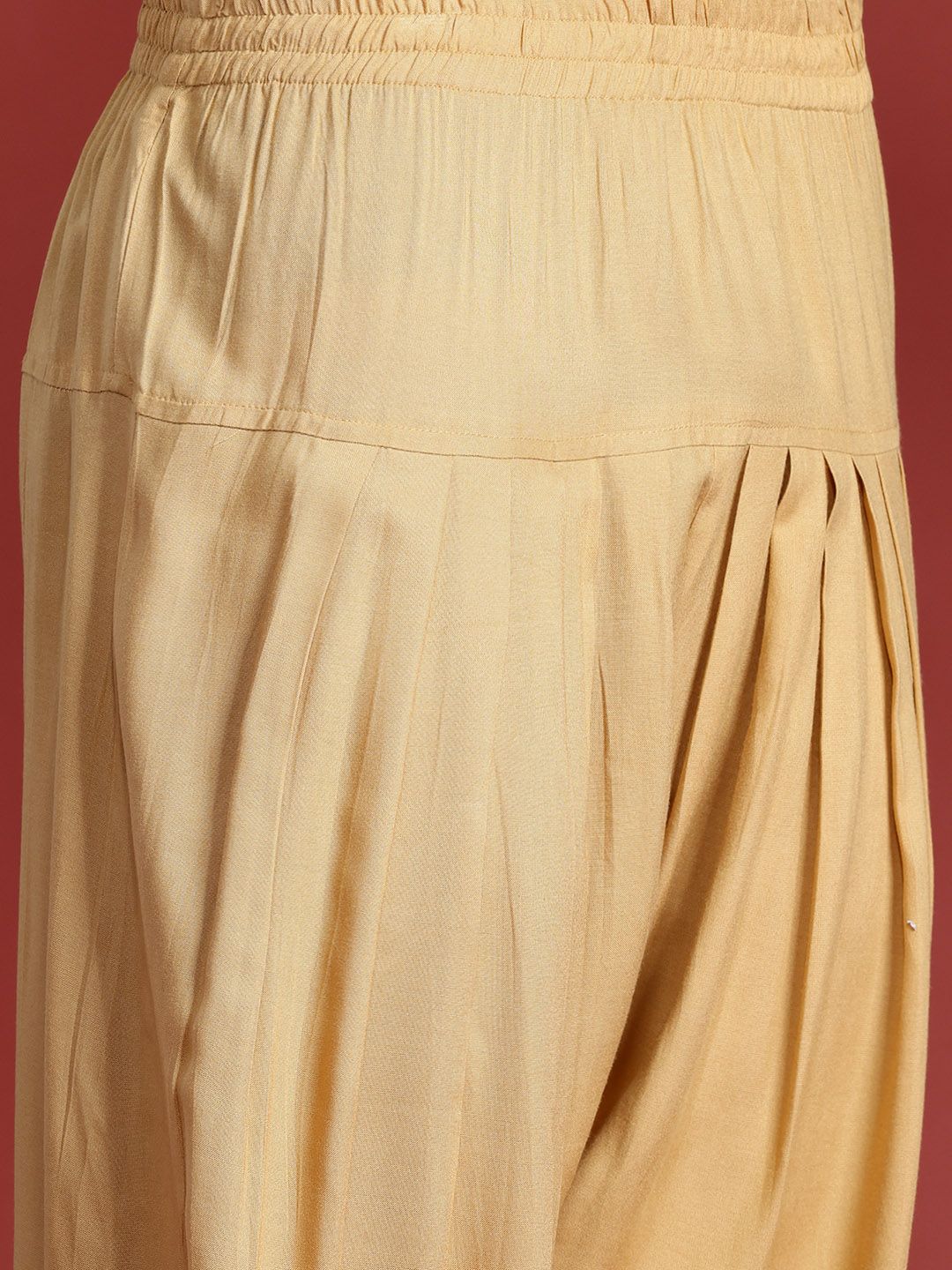 Anouk Woven Designed Kurta & Dhoti Pants Set
