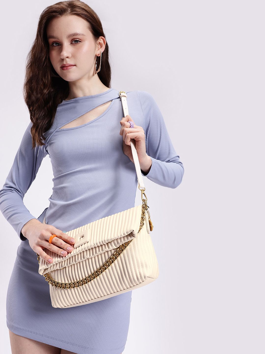 DressBerry Structured Shoulder Bag